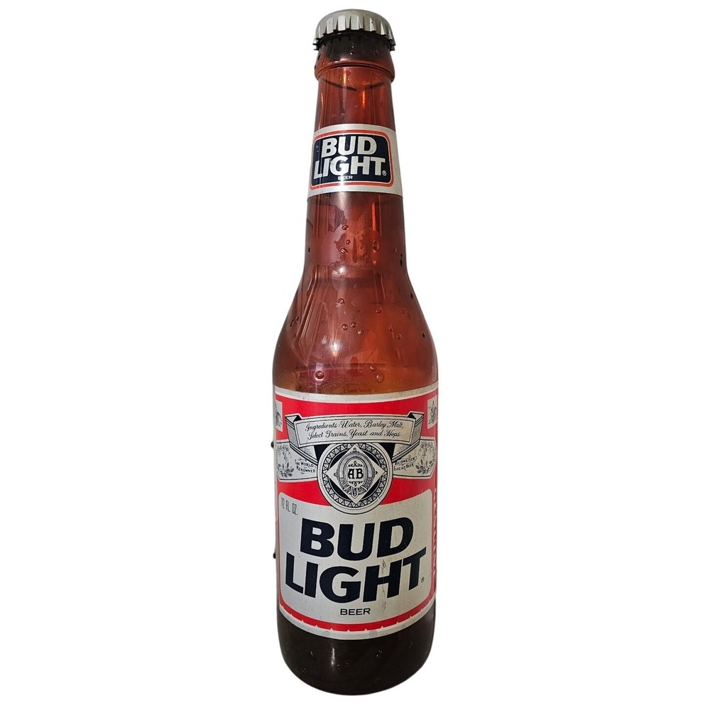 Bud light vintage display bottle